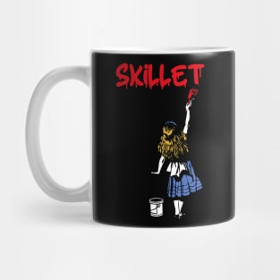 skillet red girl Mug